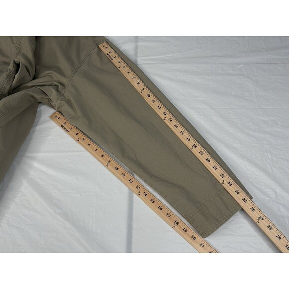 LL Bean Lined Barn Coat Mens XXL REG Beige Chore Corduroy Collar Khaki *Read* - Picture 16 of 16